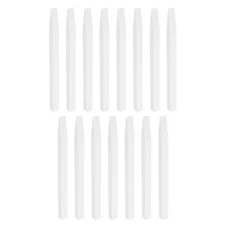 15pcs Pumice Stone Nail File Stick, Cuticle Remover Pusher for Manicure, White