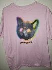 Odd Future OFWGKTA Golf Cat Animal Skater T-Shirt Zumiez L 100k Pink