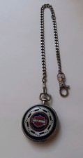 Harley Davidson"Heritage Softail" Pocket Watch by Franklin Mint FOR REPAIR/PARTS