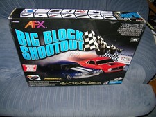 AFX TOMY Big Block Shootout Ho slot cars Mega G