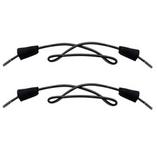 Endoto Shoelaces for Hey Dude Elastic Strings Laces Shoes Color Black Size 18In