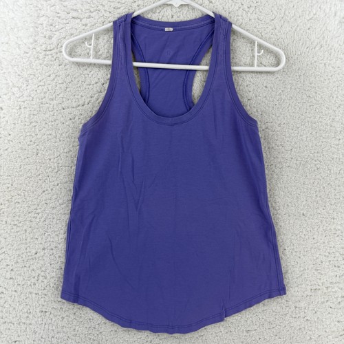 Lululemon Tank Top Womens Small Purple Racerback Athletic Yoga Running Gym