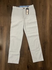 Vineyard Vines Boys 14 Seersucker Breaker Pant Bayside Blue White Stripe NWT