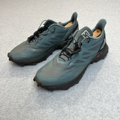 Salomon Supercross Blast Trail Running Shoes Teal Green Black Women s Size 9