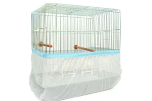 Bird SMALL Cage Cover Seed Catcher Guard Tulle Mesh max 44”  BUY 2 GET 1 FREE
