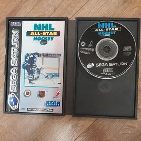 NHL ALL STAR HOCKEY BOXED WITH MANUAL SEGA SATURN CONSOLE