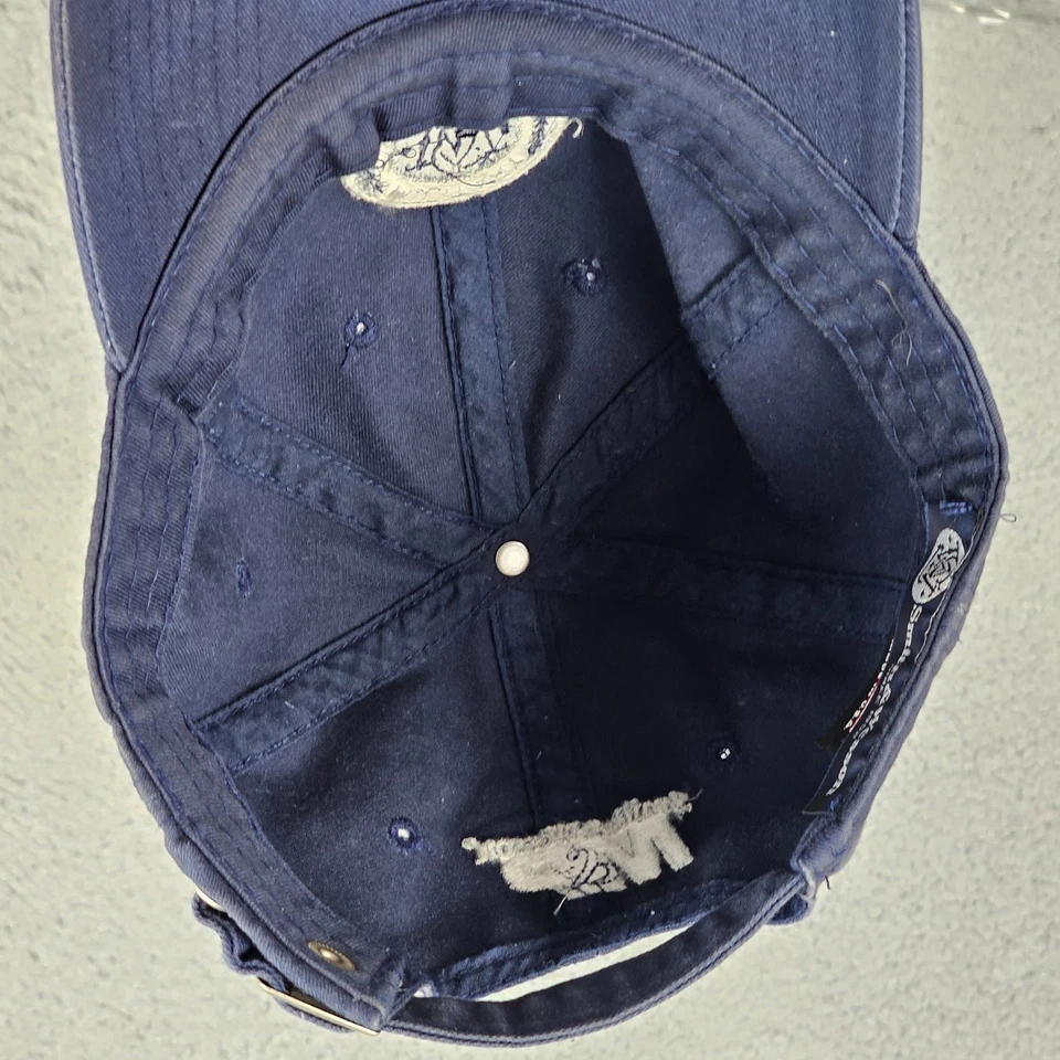 Vintage Polícia Militar Smith & Wesson Bordado P&W StrapBack Feito Nos EUA - Imagem 4 de 4