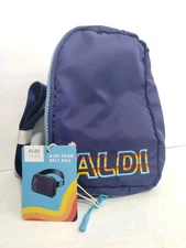 Aldi Gear Belt Bag Fanny Pack Waist Purse Adjustable Strap Embroidered / New