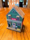 Vintage Home Of Coca Cola Coasters, Set Of 5, Wooden