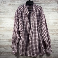 Men  s Ariat Multi Colored Wrinkle Free Button Down Shirt Size XL Western Casual