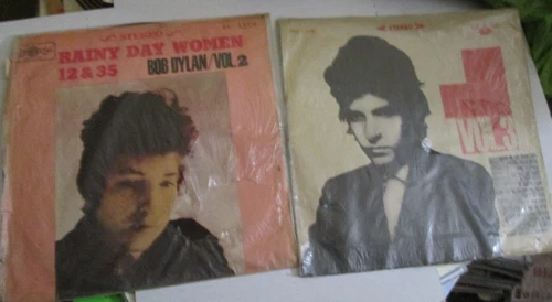 2 LP LOT Bob DYLAN Vol.2 & Vol.3 Rare unique Asian issues FIRST RECORDS