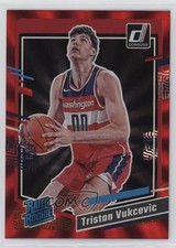 2023 Panini Donruss Rated Rookie Holo Red Laser 43/99 Tristan Vukcevic #230 0uq0