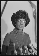 Photo:House Black Caucus Rep. Shirley Chisholm (N.Y.) /