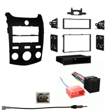 Single or Double DIN Car Stereo Radio Install dash kit for 2010-2013 Kia Forte