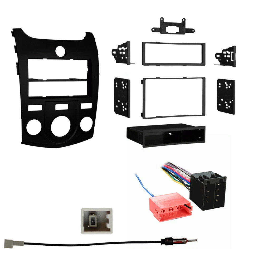 METRA Single or Double DIN Car Stereo Radio Install dash kit for 2010-2013 Kia Forte