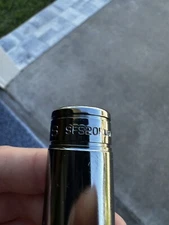 Snap-on Tools USA NEW 3/8" Drive 5/8" SAE DEEP 6 Point Chrome Socket SFS201