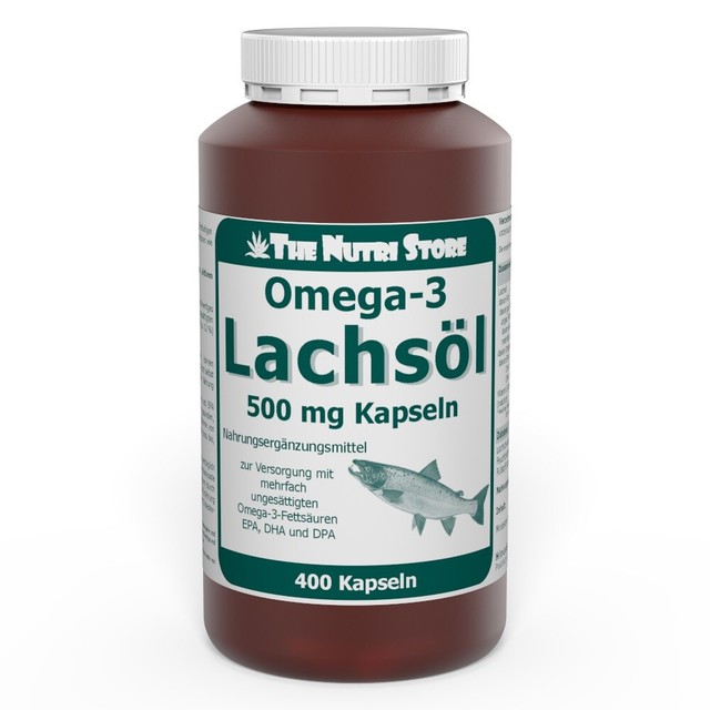 Omega-3 Lachsöl 500 mg Kapseln 400 Stk. PZN: 00647701