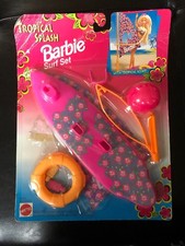 Tropical Splash Barbie Hawaiian Surf Set Surfboard 67213 67175 NEW SEALED