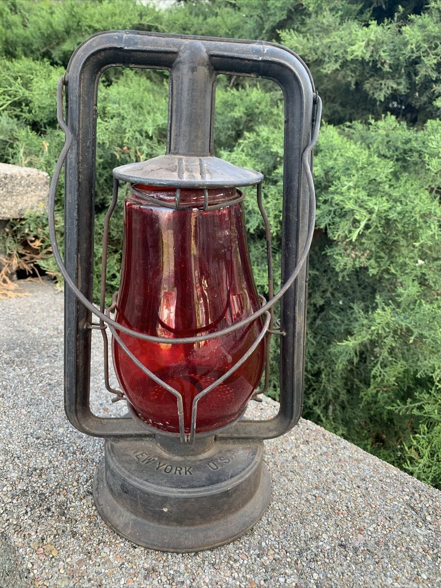 Dietz Hy Lo Lantern W/Red Globe | eBay Dietz Hy Lo Lantern W/Red Globe | eBay