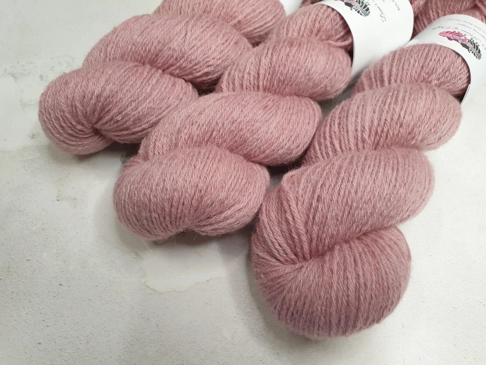 Пряжа мериносовая/детская верблюжья, 4 слоя, для пальцев, 100 г, ГРАНАТ - Изображение 4 из 4