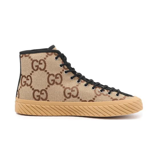 Gucci GG Canvas Casual High Top Sneakers Brown 703034 UKOH0 2590