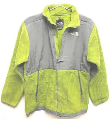 THE NORTH FACE Fleece Shell Jacke -XL Polartec Recycled/SportsWear Grün/Grau