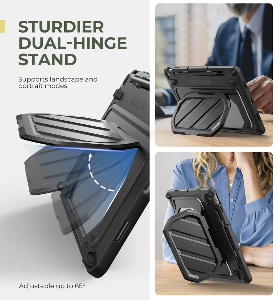 Dexnor Full Body Case for Google Pixel Tablet 11 in 2023 Shockproof Kickstand - Image 4 of 4