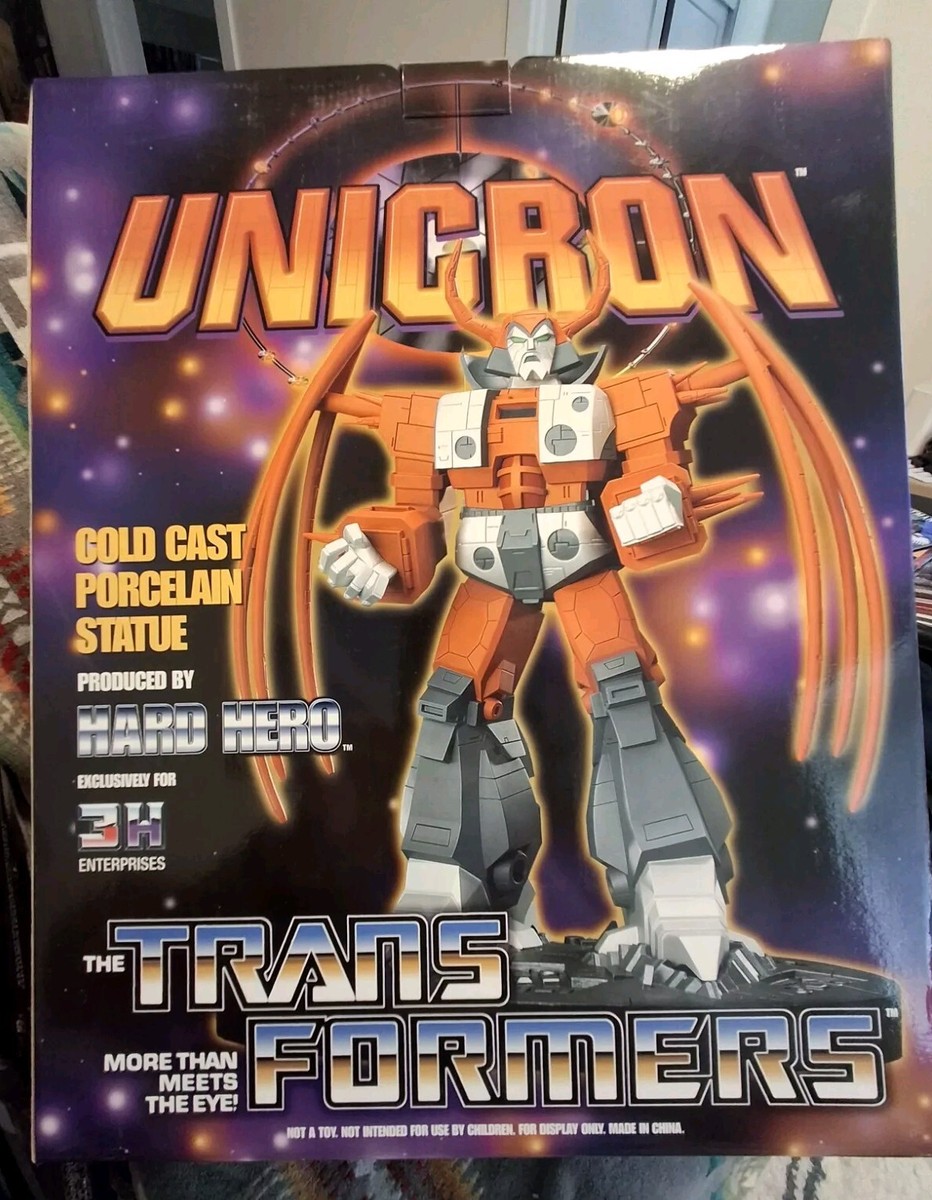 Transformers Unicron Statue Cold Cast Porcelain Hard Hero 1518 of