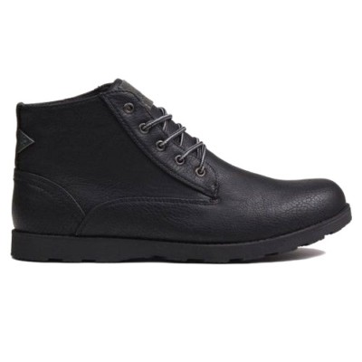 Soviet Remix Younger Kids UK 12 EU 31 Black Faux Leather Hi Top Sneaker Boots