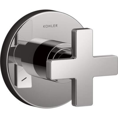 KOHLER K-T73140-3-TT Composed Transfer Valve Trim with Cross Handle, Valve Not