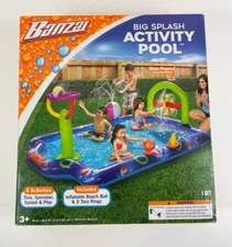 Banzai Big Splash Inflatable Play Center Pool w/ Balls and Toss Rings (Open Box)