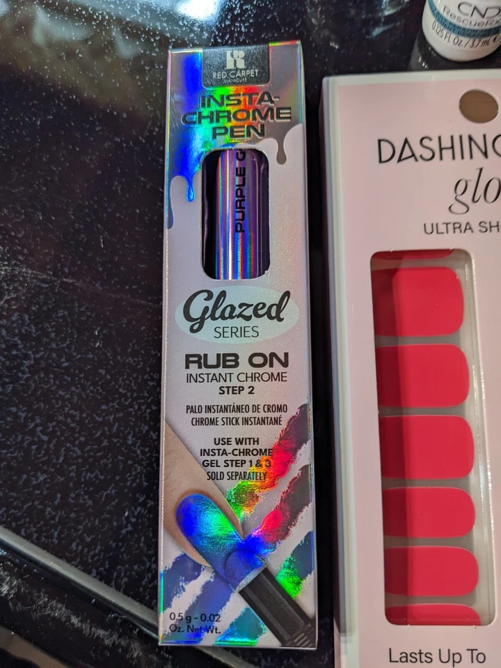 Lote de 9 artículos de esmalte de uñas, tablas de esmeril, exuberante aleteo de limón, pegatinas Sephora  Foto 4 de 4