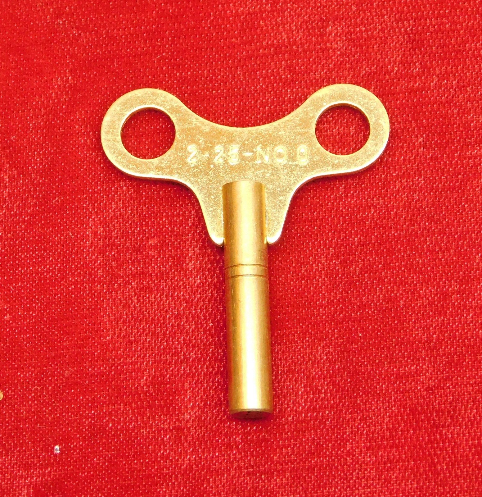 Clock Winding Key Brass NEW 2.25 mm Size Number 0 Fits Antique Vintage Clocks eBay