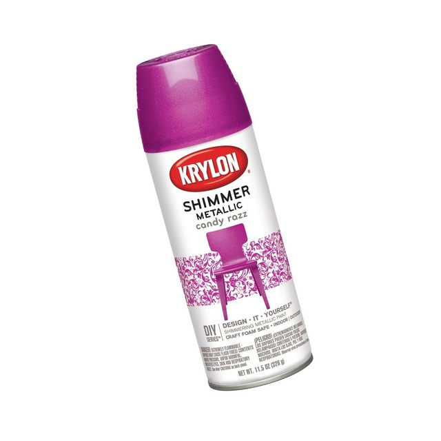 Krylon K03934000 Shimmer Metallic Aerosol Paint, 11.5 oz, Candy Razz, 6 1 eBay