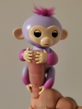 Interactive Purple  Pink Fingerling Monkey Sound Motion  Touch Response