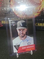 2022 Topps Chrome Platinum Anniversary ROMY GONZALEZ Autograph Auto RC White Sox