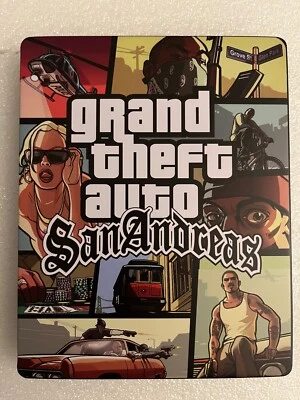 Grand Theft Auto San Andreas CUSTOM G2 Steelbook Case PS3/XBOX (NO GAME) - Image 1 of 4