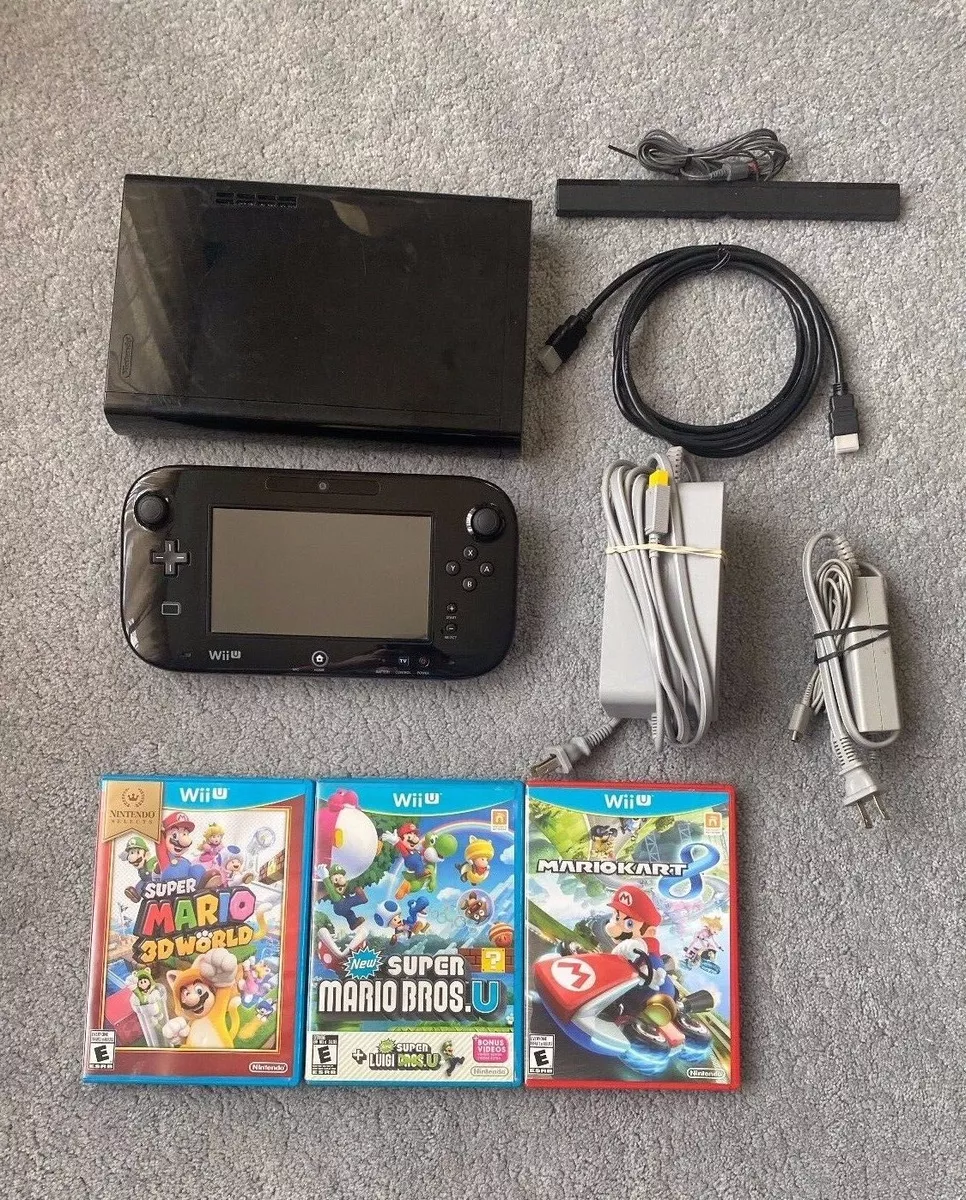 Wii U System 32 GB - Black Nintendo Console on Sale