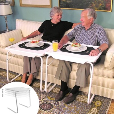 Verstellbarer Klapptisch Tragbar Klapptisch Laptop Abendessen TV Bett Mate Büro