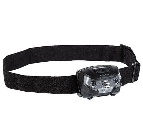 Mil-Tec Headlamp Mil-Tec® (Cree XPE) Black, Military, Camping, Outdoor, NEW - Picture 1 of 2