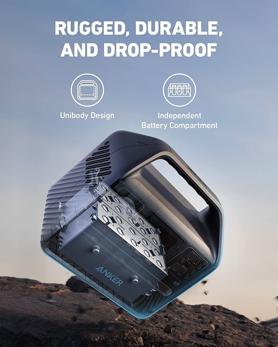 発電機・ポータブル電源 Anker 521 Portable Power Station(256Wh) Anker Portable PowerHouse 521 AC Battery Supply Charger