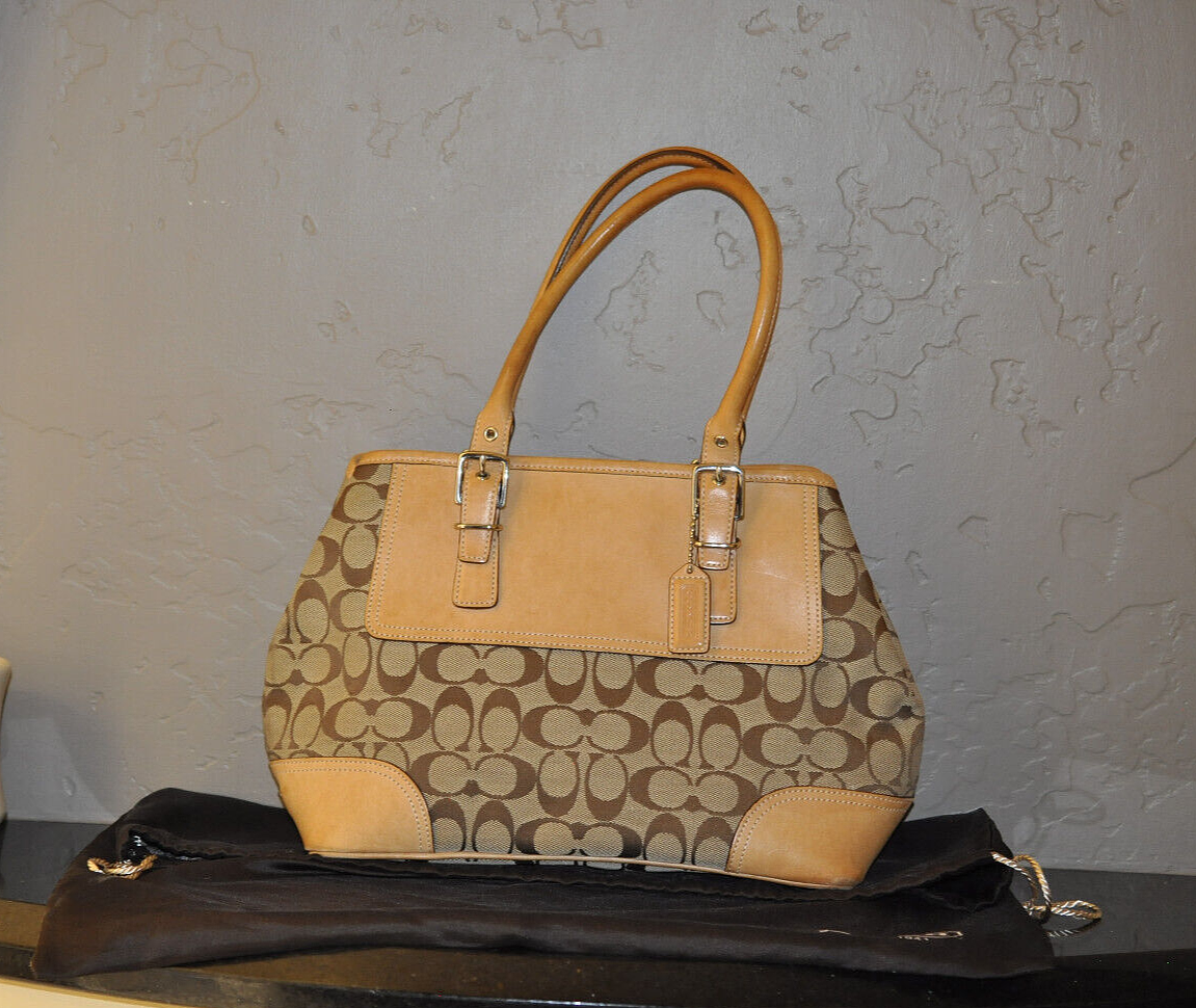 Coach Jacquard Signature Style 6366 Bag | eBay