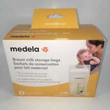 New Sealed MEDALA BREAST MILK STORAGE 100 BAGS