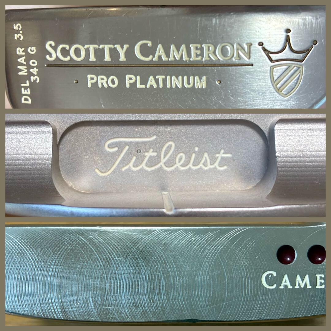SCOTTY CAMERON PRO PLATINUM DEL MAR 3.5 340G 34in Putter RH