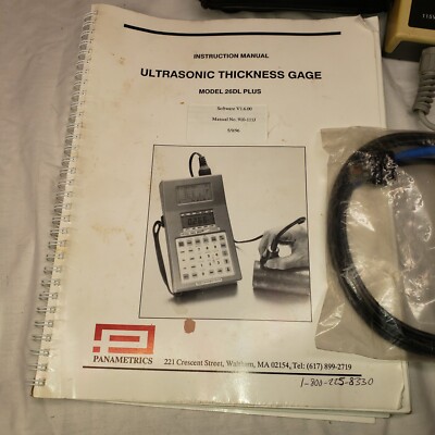 Panametrics Model 26DL - Ultrasonic Thickness Gage W/ Case Panametrics Model 26DL - Ultrasonic Thickness Gage W/ Case