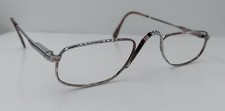 Vintage Tiffany Bourgeois Silver Oval Readers Metal Sunglasses FRAMES ONLY