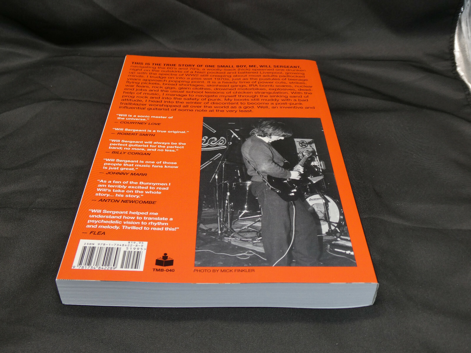 Will Sergeant Signed 1st Usa Edition Softback Book Bunnyman Jsa Vv Echo Ebay