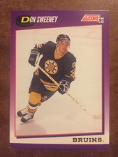 Don Sweeney 146 Score 1991 NHL Hockey Trading Card