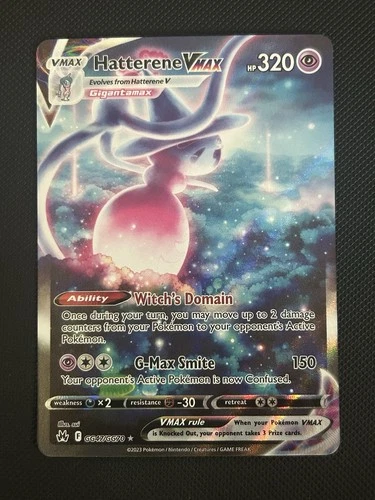 Hatterene VMAX GG47/GG70 SWSH: Crown Zenith: Galarian Gallery Holo