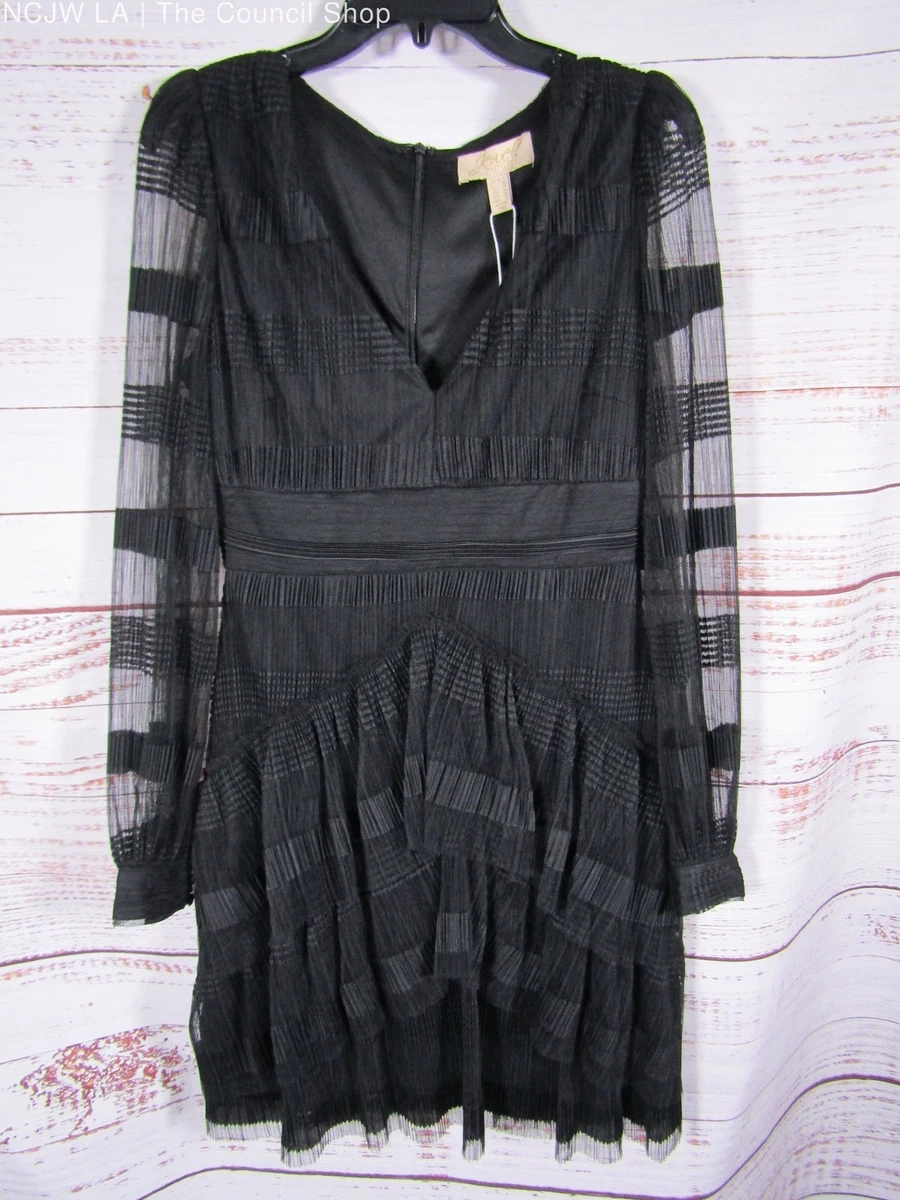 belle badgley mischka black dress ASTR The Label / Alanna Halter Cowl Neck Dress in Black / Small